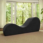 Chaise Lounge For Yoga 60X18X26IN Black Stretching Exercise Relaxation. Fixed Price $278.75.