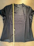 Nwot Jaro Medical Scrubs Top Pants Size Extra Large Black V Neck Pockets Set. Fixed Price $12.00.