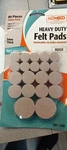 Self-stick Heavy Duty Furniture Sliders Felt Pads 160 Pieces 2PACKX80 Homeco. Fixed Price $10.90.