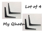 Ikea Ekby Stodis Brackets 7" X Black 301.674.61. Fixed Price $10.45.