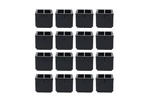 Lotus Chair Leg Caps Square Black Floor Protectors, Covers Pads 16 Pk, 30-35 Mm. Fixed Price $10.99.