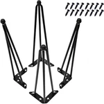 Hst 6" - 30" Coffee Table Metal Hairpin Legs Iron Bar Black Set 4 For Diy. Fixed Price $45.89.