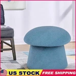 Mushroom Ottoman Foot Stool Storage Compact Durable Boucle Fabric Home Decor New. Fixed Price $109.42.