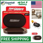 Quick & Easy Furniture Relocation With Xl Reusable Sliders - Perfect For Carpet. Fixed Price $21.84.
