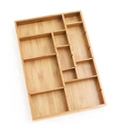 Lipper International Bamboo Adjustable Drawer Organizer,flatware Storage. Fixed Price $33.21.