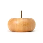 Daddy 2-1/2" Oak Finished Bun Shaped Wood Sofa Legs, Set 4. Fixed Price $41.95.