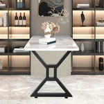 Pair Of Metal Table Legs X-shaped Anti-rust Iron Indoor & Outdoor. Fixed Price $79.99.