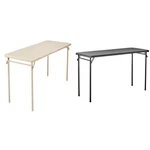 Cosco Folding Serving Table, 20" X 48", Antique Linen And Vin.... Fixed Price $109.63.