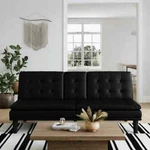 Mainstays Memory Foam Pillowtop Futon With Cupholder. Fixed Price $299.99.