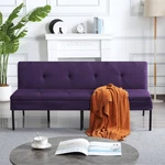 63IN Futon Sleeper Sofa Bed Twin Size Metal Frame 5 Position Convertible Couch. Fixed Price $182.39.