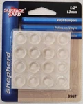 Shepherd Hardware 9967 Surface Gard Bumper Pads 1/2" - 13MM Round 16 Count Clear. Fixed Price $8.20.