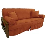 Blazing Needles Solid Microsuede Double Corded 8" 9" Futon Slipcover Set With. Fixed Price $127.99.
