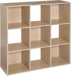 Closetmaid Cubeicals Storage Organizer Bookshelf, 9-CUBE, Birch. Fixed Price $115.90.