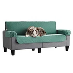 3PIECE,MAINSTAYS Reversible Quilted Fabric Sofa Furniture Protector, New. Fixed Price $35.84.