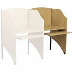Flash Furniture Add-on Study And Computer Carrel Oak Finish. Fixed Price $227.33.