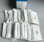 New 20 Pk Leviton 80701-W Gang Toggle Device Switch Wall-plate White Lot Of. Fixed Price $17.95.