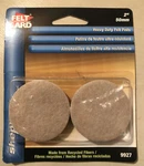 Packs Shepherd Hardware 9927 2" Heavy Duty Adhesive Felt Furniture Pads( 4 Ea). Fixed Price $7.25.