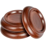 Piano Caster Cups Grand Raw Wood-brown COLOR-PA-20, Hardwood. Fixed Price $23.96.