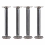 In. X 12 Round Flange Pipe Table Legs - 4 Pack. Fixed Price $37.11.