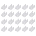 Uxcell 20 Pcs Chair Foot Shaped Floor Glides, 28MM Plastic 14MM, White. Fixed Price $10.52.