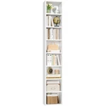 Fotosok 8-TIER Media Tower Rack, 11.6 X 9.3 70.9 Inches Cd Dvd Slim Storage Ca. Fixed Price $88.52.
