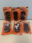 Everbilt 1-1/2" Brown Round Cushioned Rubber Caster Cups Count, 752327. Fixed Price $16.99.