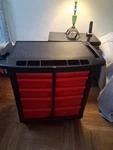 Rubbermaid Commercial FG773488BLA Five Drawer Tool Box. Fixed Price $360.00.