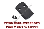 Hgw Composite Widebody Cover Plate For Titan Glock Slides 17 19 26 Rmsc Cut. Fixed Price $10.97.