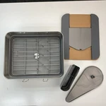 Simple Human Steel Frame Dishrack Compact Color: Brushed. Fixed Price $35.99.