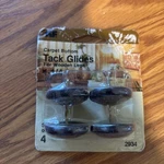 1-1/4" 32MM Tack On Carpet Bottom Brown Furniture Feet Glides Pack Waxman. Fixed Price $5.00.