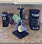 Handmade Coffee Tree Stand/holder/rack: Pine Wood Home/cabin (holds 4 Mugs). Fixed Price $25.95.
