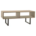Closetmaid Wooden Coffee Table With Storage Shelves, Modern Home Furniture, Gray. Fixed Price $70.50.