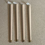 Waddell 21-1/2 In. Hardwood Round Table Leg RT-22 Set Four Ready Finish. Fixed Price $42.87.