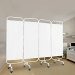 Rolling Medical Privacy Screen 4-PANEL Hospital Mobile Room Divider Fencing Set. Fixed Price $108.58.