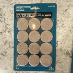 Everbilt Heavy Duty Self Adhesive Felt Pads Beige Round 1.5 In 24 Pack. Fixed Price $6.23.