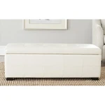 Safavieh Maiden Tufted Storage Bench Large Flat Cream. Fixed Price $329.07.