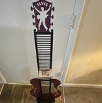 Atlantic Elvis Guitar Cd Tower Limited Edition Metal 21 Shelf Freestanding Rack. Fixed Price $119.99.