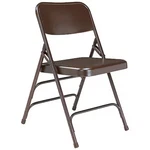 National Public Seating 303 Folding Chair, Brown, Series 300, PK4. Fixed Price $157.14.