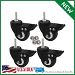 Mysit 2" Casters With Brake Lock (threaded Stem Bolt M10X25), Heavy Duty Swivel. Fixed Price $28.54.