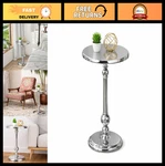 Modern Metal Accent End Table For Living & Bedroom Compact, Tool-free Ass. Fixed Price $116.99.