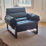 Medieval Modern Lounge Chair Vintage Oil Wax Leather Decor Sofa. Fixed Price $299.00.