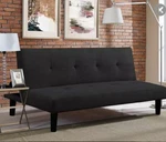 Serta Easton Convertible Sofa Lounger & Sleep Bed Black Fabric High-density Foam. Fixed Price $136.59.