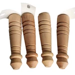 4 Waddell Early American Hardwood Chair Legs 6" Ready To Stain. Fixed Price $19.18.