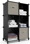6CUBE Storage Organizer Closet Shelf Bookcase Cabinet Cubby Unit Black Rack Home. Fixed Price $38.50.