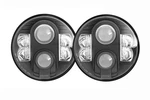 Pro Comp EXP76402P 7" Round Led Headlights For 2007-2018 Jeep Wrangler Jk Pair. Fixed Price $407.00.