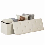 Storage Ottoman Bench W/ High Density Foam Sturdy Foldable Toy Box Coffee Table. Fixed Price $31.94.