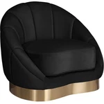 Meridian Furniture Shelly Black Velvet Chair. Fixed Price $749.99.
