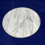 Vintage 12 Bianco Carrara Marble Replacement Table Top Bullnose Edge. Fixed Price $50.00.