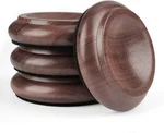 Piano Caster Cups Furniture Pads Upright Walnut, Real Wood. Fixed Price $24.64.