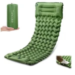 Toncoke Sleeping Pad, Extra Thick & Ultralight Inflatable With Pillow, 30S. Fixed Price $30.95.